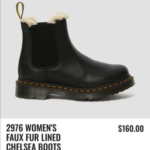 Dr. Martens Women’s Faux Fur Lined Chelsea Boots